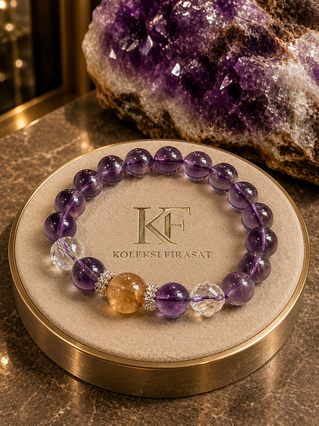 Nalar & Rejeki Citrine Clear Quartz