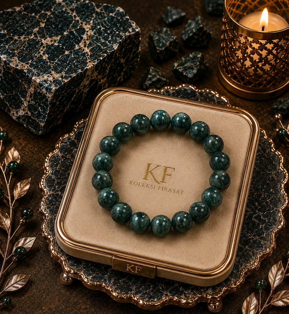 PERISAI HIJAU Malachite Tumbled