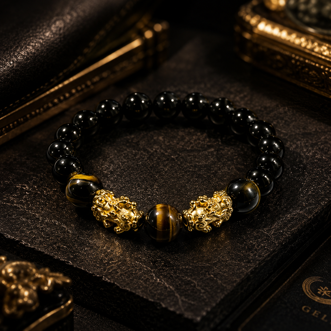 Penjaga Arah Twin Pixiu Jade Collection
